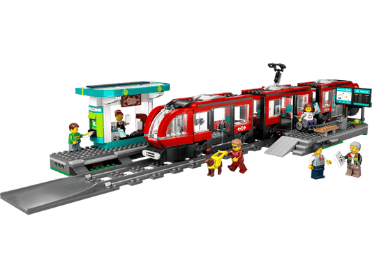 LEGO City Downtown Streetcar and Station (60423)