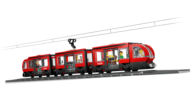 LEGO City Downtown Streetcar and Station (60423)