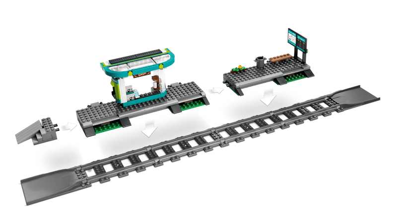 LEGO City Downtown Streetcar and Station (60423)