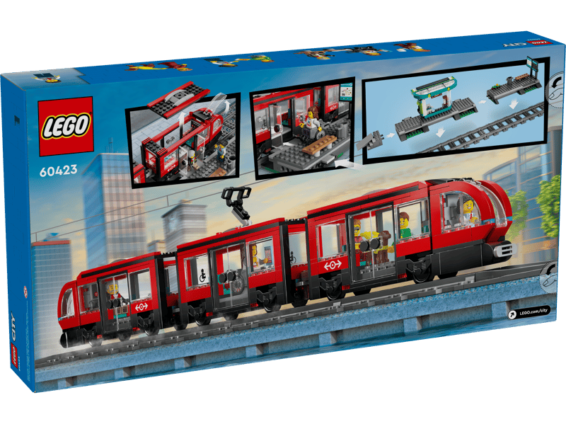LEGO City Downtown Streetcar and Station (60423)