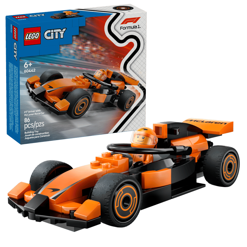 LEGO City F1 Driver with McLaren Race Car (60442)