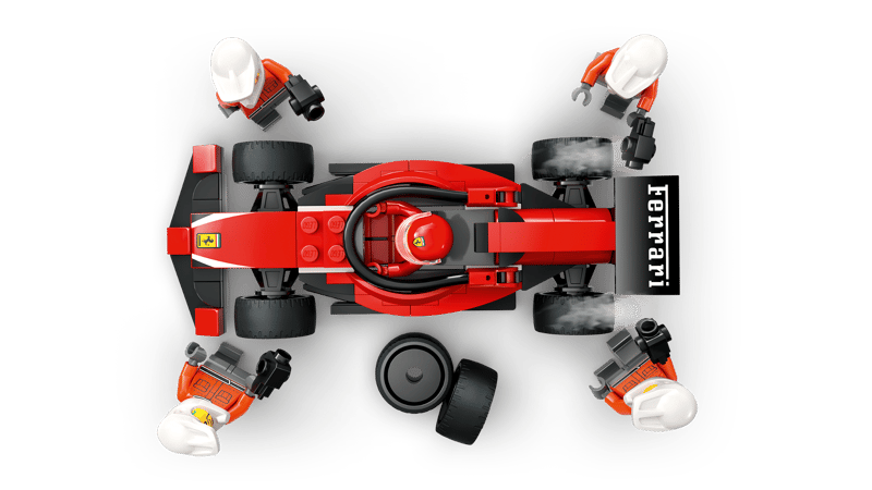 LEGO City F1 Pit Stop & Pit Crew with Ferrari Car Set (60443)