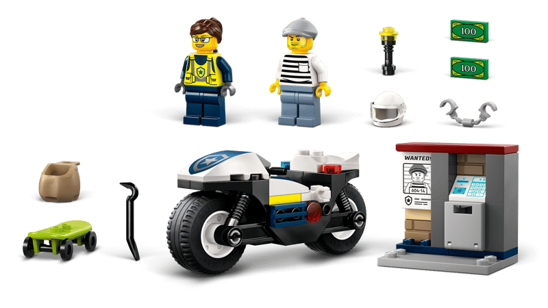 LEGO City Police Motorcycle Chase (60455)