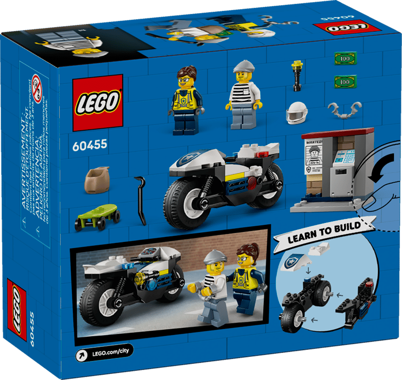 LEGO City Police Motorcycle Chase (60455)