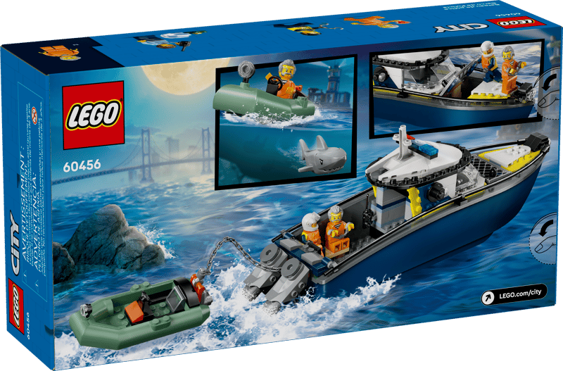 LEGO City Police Chase with Police Boat (60456)