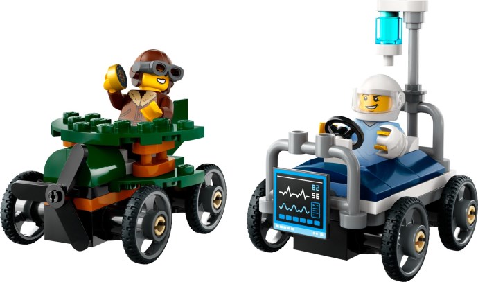 LEGO City Airplane vs. Hospital Bed (60459)