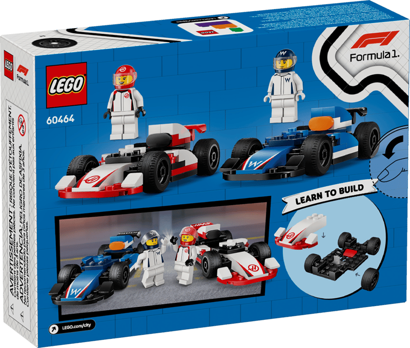 LEGO City F1 Williams Racing & Haas (60464)