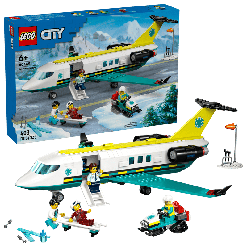 LEGO City Emergency Air Ambulance Airplane (60465)