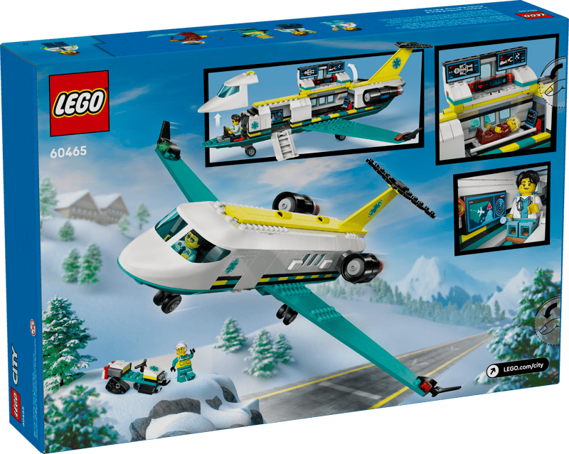 LEGO City Emergency Air Ambulance Airplane (60465)