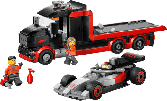 LEGO City F1 Display Truck with Audi F1 Race Car (60493)