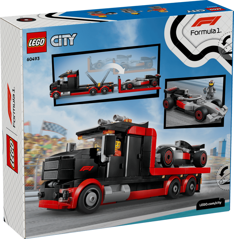 LEGO City F1 Display Truck with Audi F1 Race Car (60493)