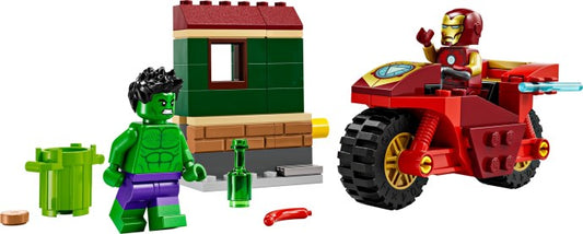 LEGO Marvel Iron Man with Bike and The Hulk (76287)