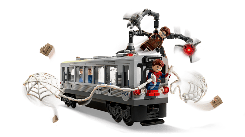 LEGO Marvel Spider-Man vs. Doc Ock Subway Scene (76321)