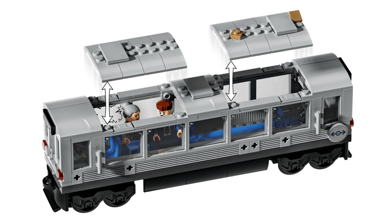 LEGO Marvel Spider-Man vs. Doc Ock Subway Scene (76321)