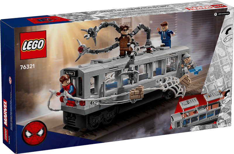 LEGO Marvel Spider-Man vs. Doc Ock Subway Scene (76321)