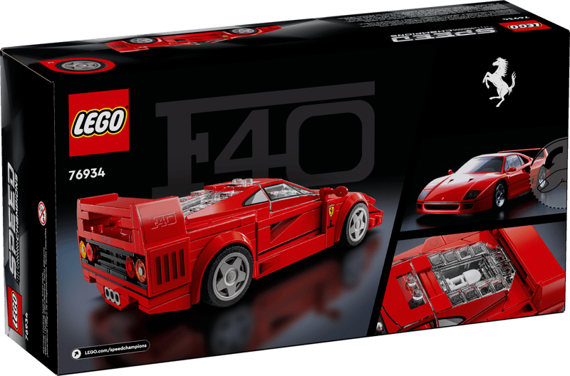 LEGO LECO Speed Champions Ferrari F40 Supercar (76934)