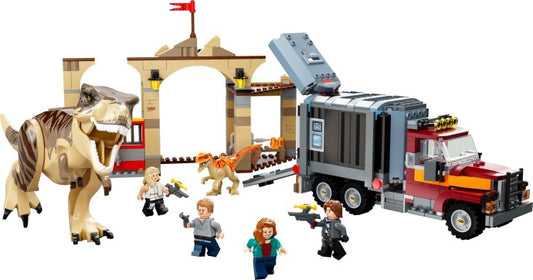 LEGO Jurassic World T. rex and Atrociraptor Dinosaur Breakout (76948)
