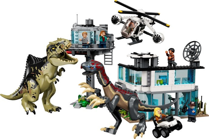 LEGO Jurassic World Giganotosaurus and Therizinosaurus Attack (76949)