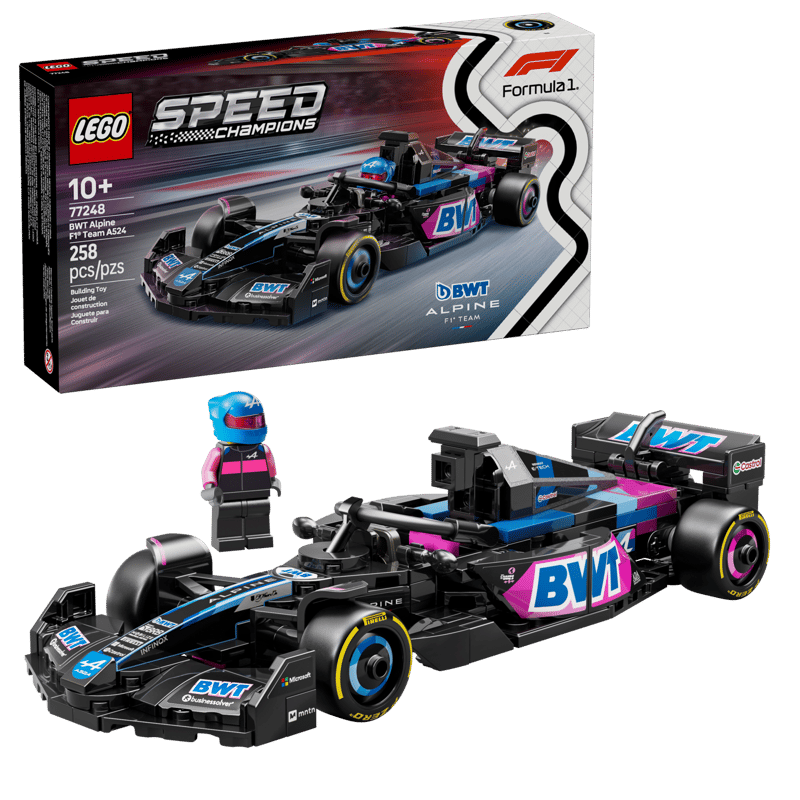 LEGO Speed Champions BWT Alpine F1® Team A524 Race Car (77248)