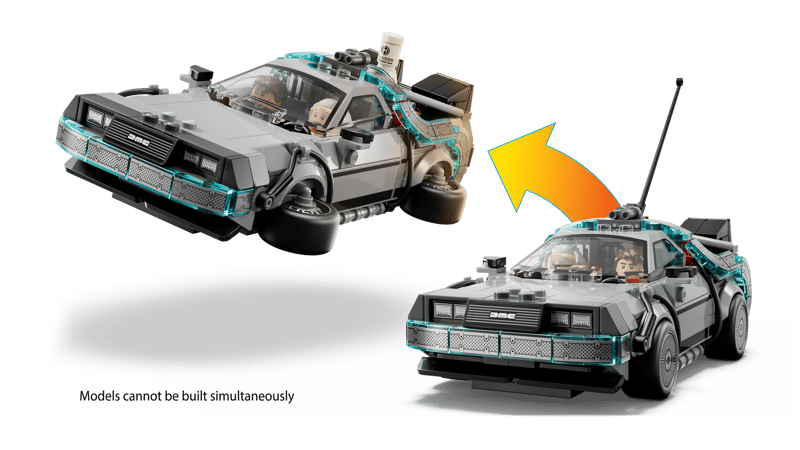 LEGO Speed Champions Time Machine from Back to the Future (77256)