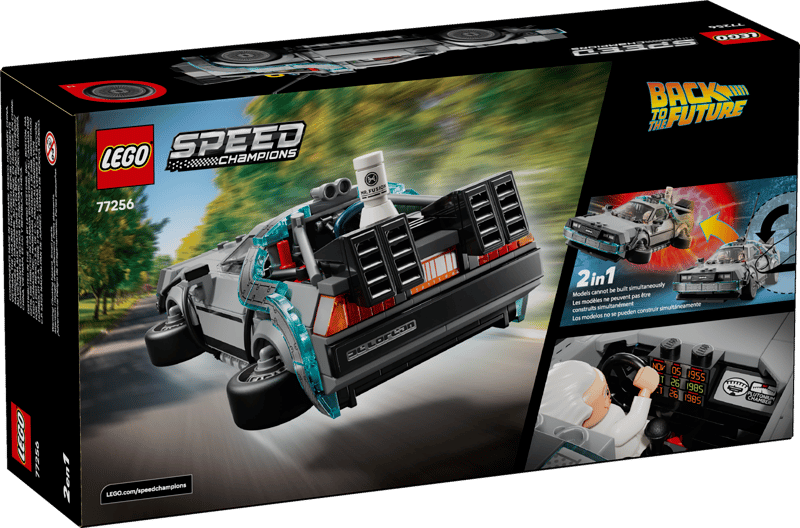 LEGO Speed Champions Time Machine from Back to the Future (77256)