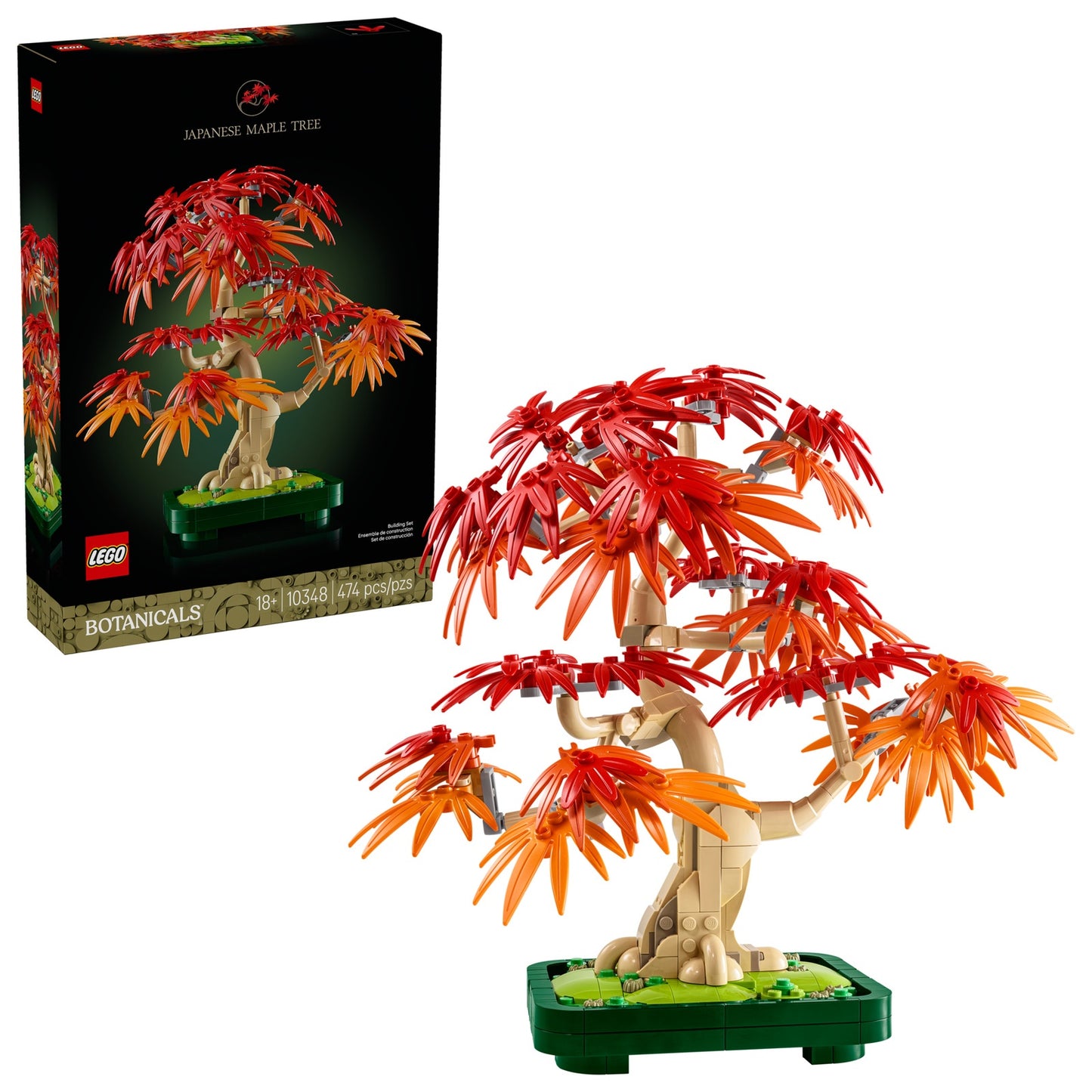 LEGO Botanicals Japanese Red Maple Bonsai Tree (10348)