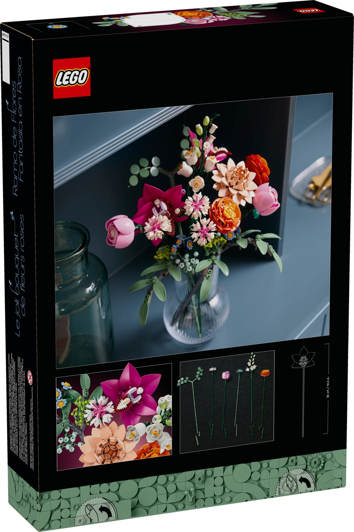 LEGO Botanicals Pretty Pink Flower Bouquet (10342)