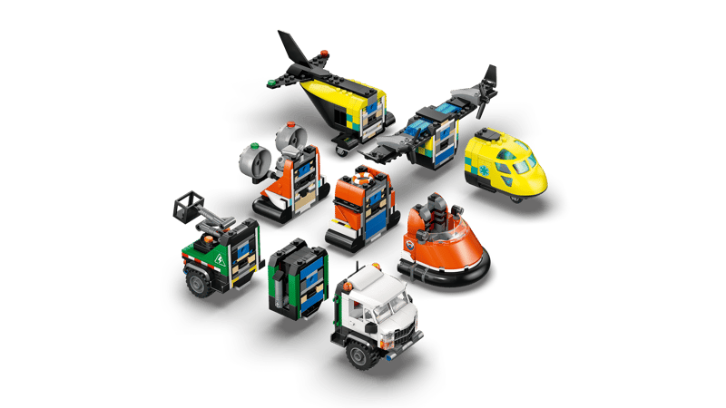 LEGO City Airplane, Service Truck & Helicopter (60505)