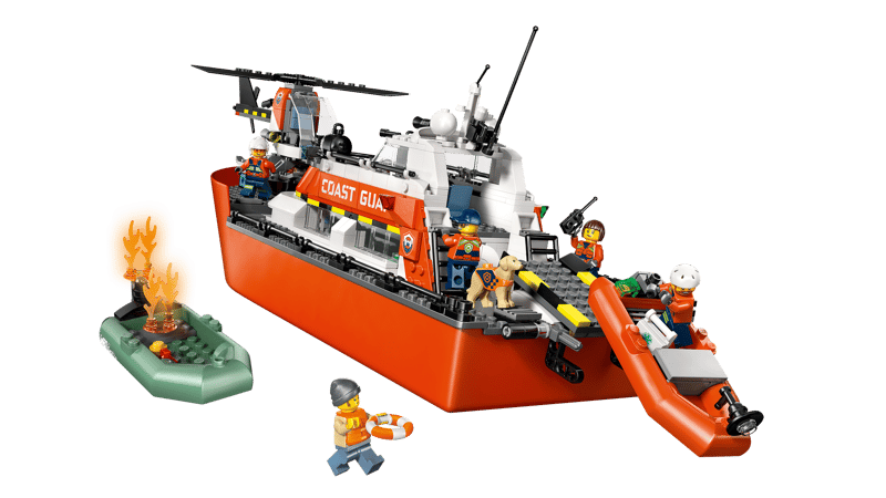LEGO City Coast Guard Rescue Boat & Helicopter (60504)