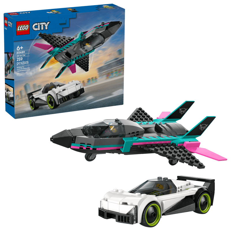 LEGO City Jet vs. Car (60489)