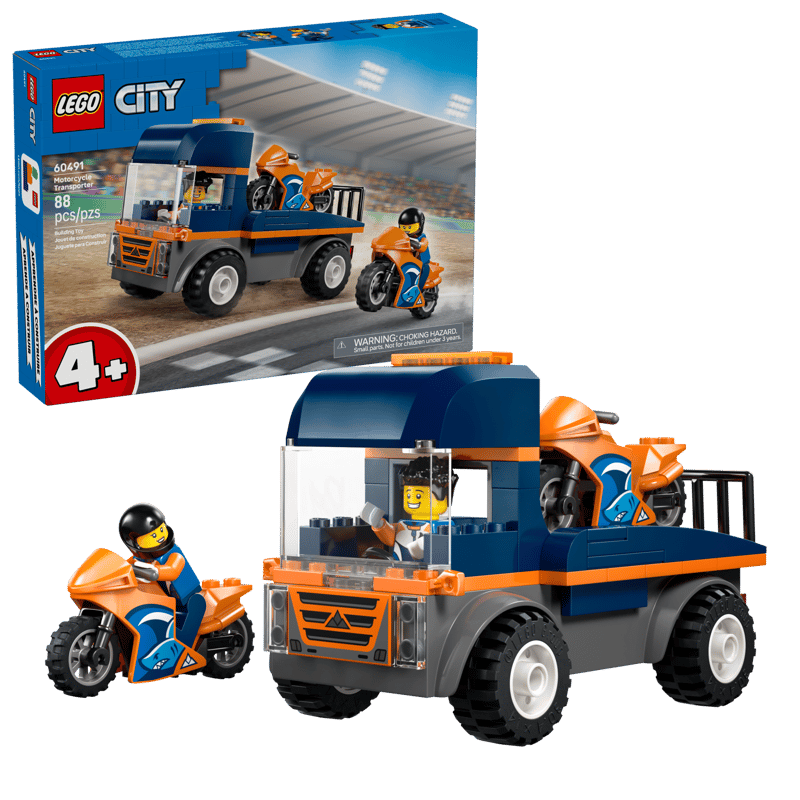 LEGO City Motorcycle Transporter (60491)