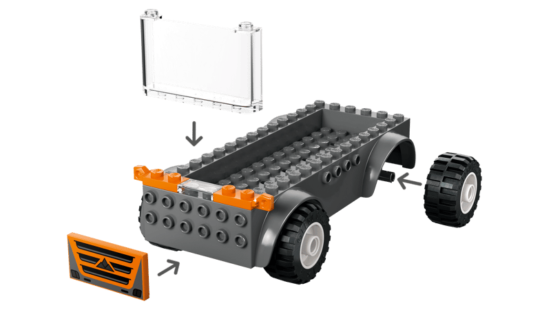 LEGO City Motorcycle Transporter (60491)