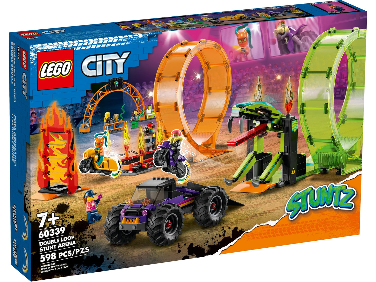 LEGO City Stuntz Double Loop Stunt Arena (60339)