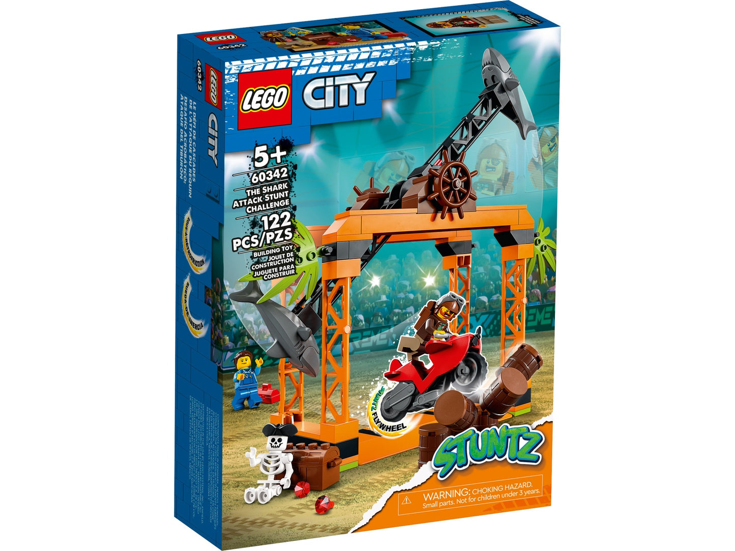 LEGO City Stuntz The Shark Attack Stunt Challenge (60342)