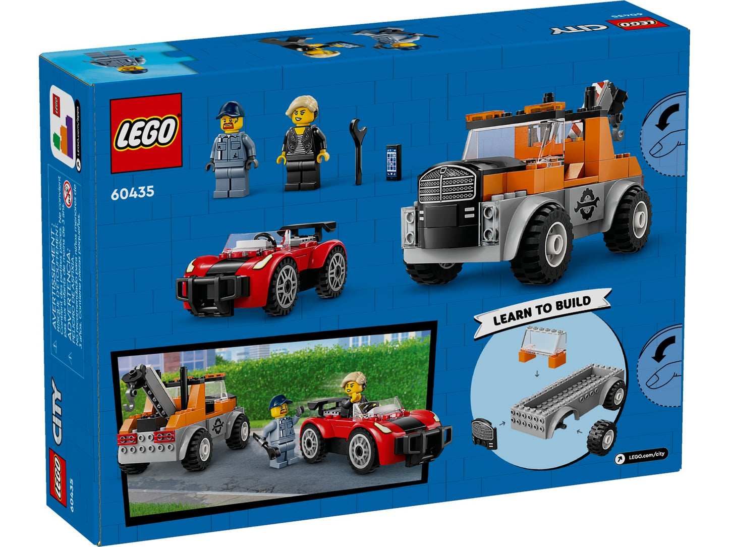 LEGO City Tow Truck and Sports Car Repair (60435)