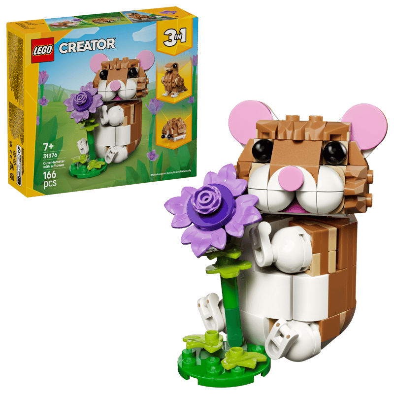 LEGO Creator Cute Hamster with a Flower (31376)
