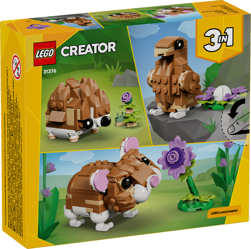 LEGO Creator Cute Hamster with a Flower (31376)