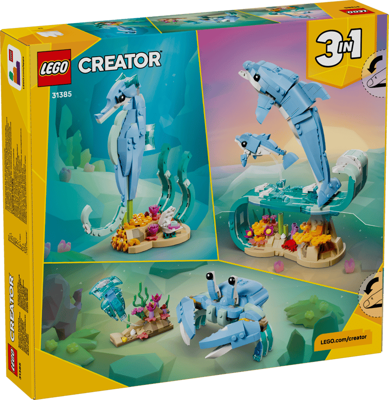 LEGO Creator Sea Animals: Beautiful Dolphins (31385)