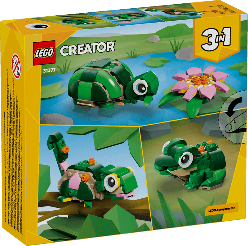 LEGO Creator Turtle with a Water Lily Flower (31377)