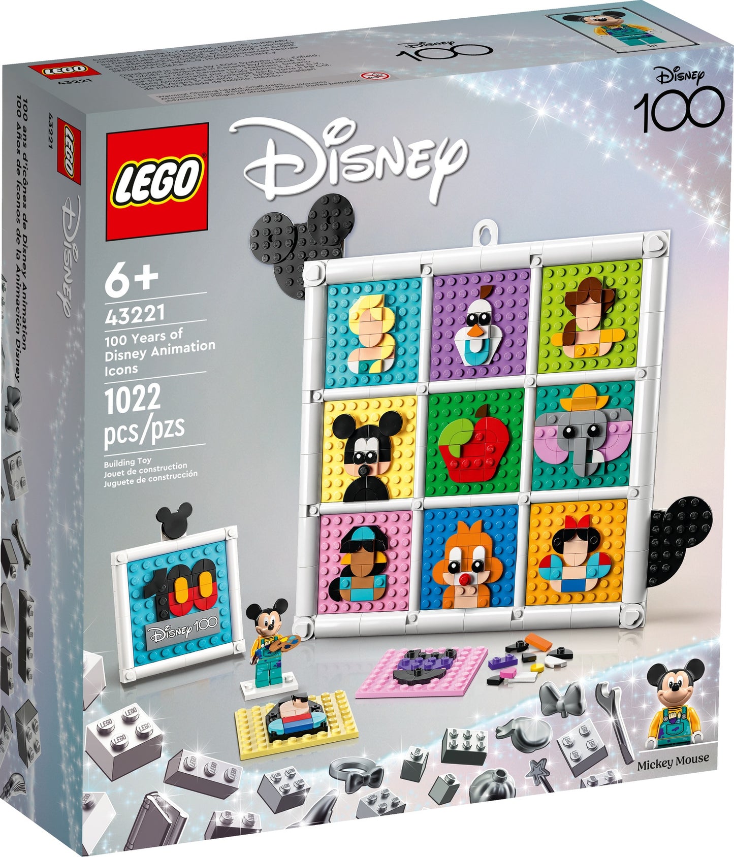 LEGO Disney 100 Years of Disney Animation Icons (43221)