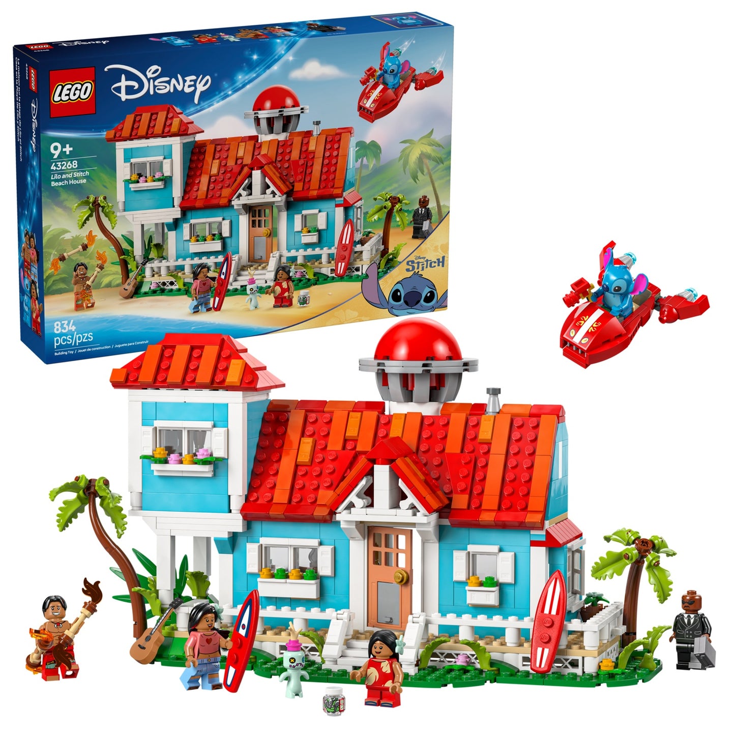 LEGO Disney Lilo and Stitch Beach House (43268)