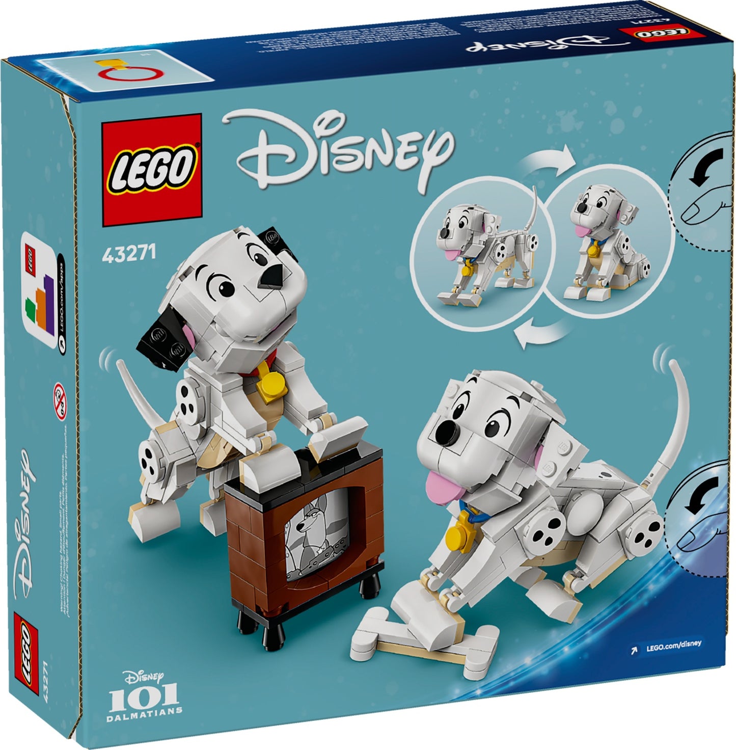 LEGO Disney Lucky & Penny 101 Dalmatians Puppies (43271)