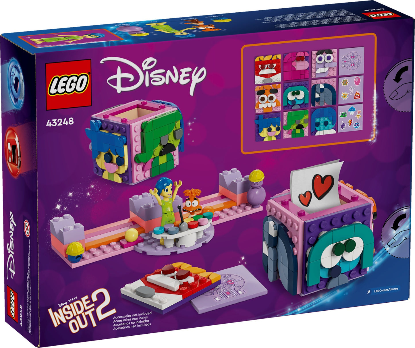 LEGO Disney Inside Out 2 Mood Cubes (43248)