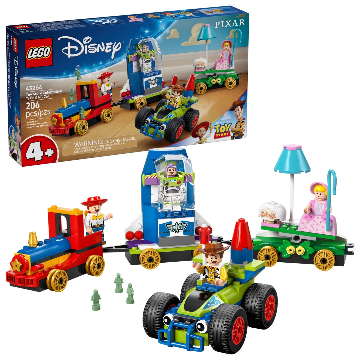 LEGO Disney Pixar Toy Story Celebration Train & RC Car (43264)