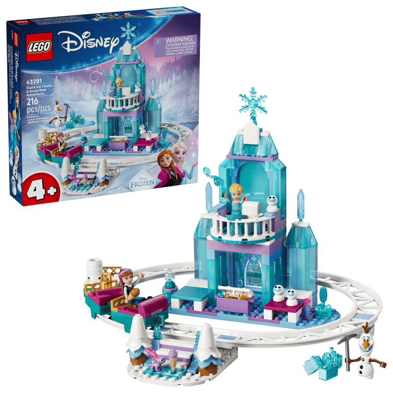 LEGO Disney Princess Elsa's Ice Castle & Snow Ride Adventure (43281)
