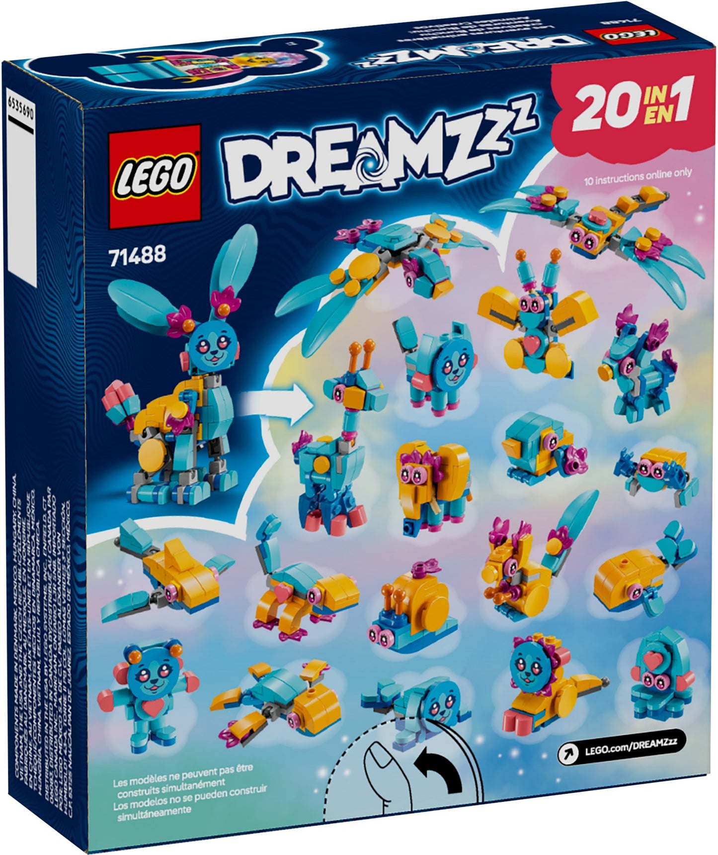 LEGO DreamZzz Bunchu's Creative Animal Adventures (71488)