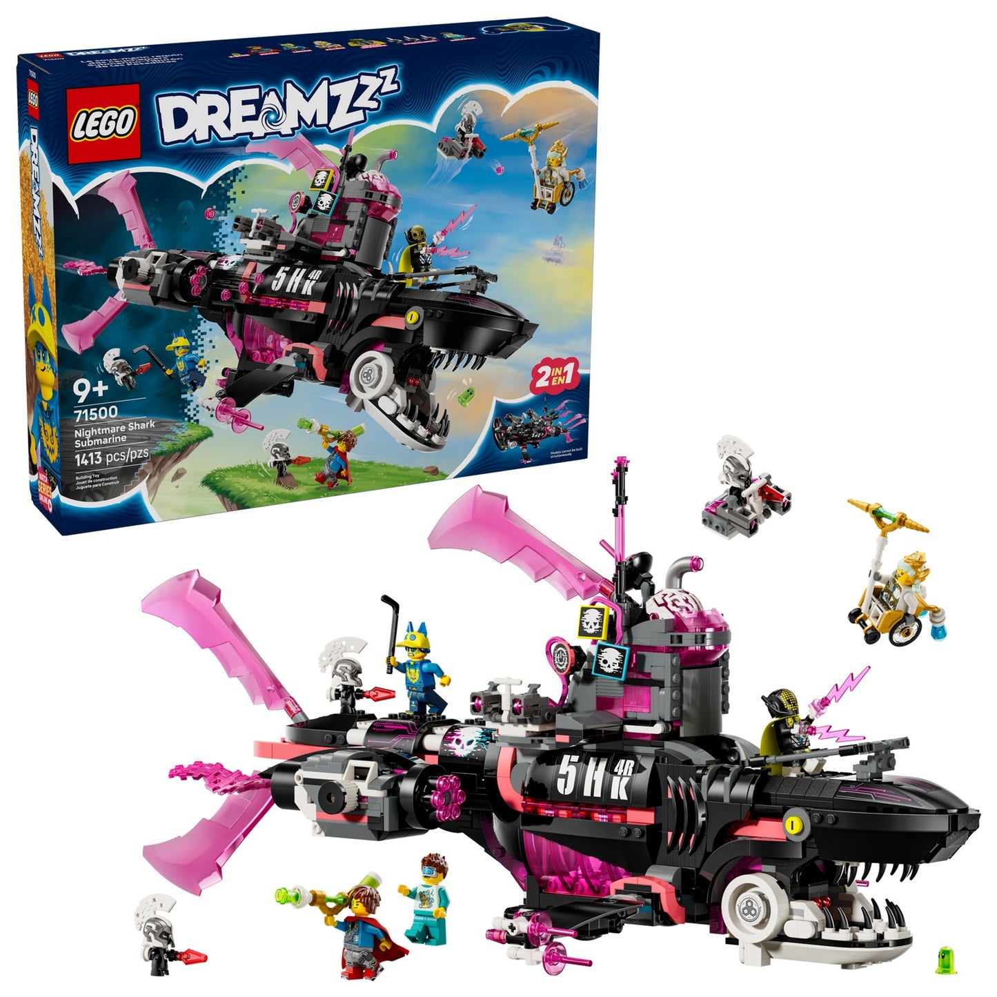 LEGO DreamZzz Nightmare Shark Submarine (71500)