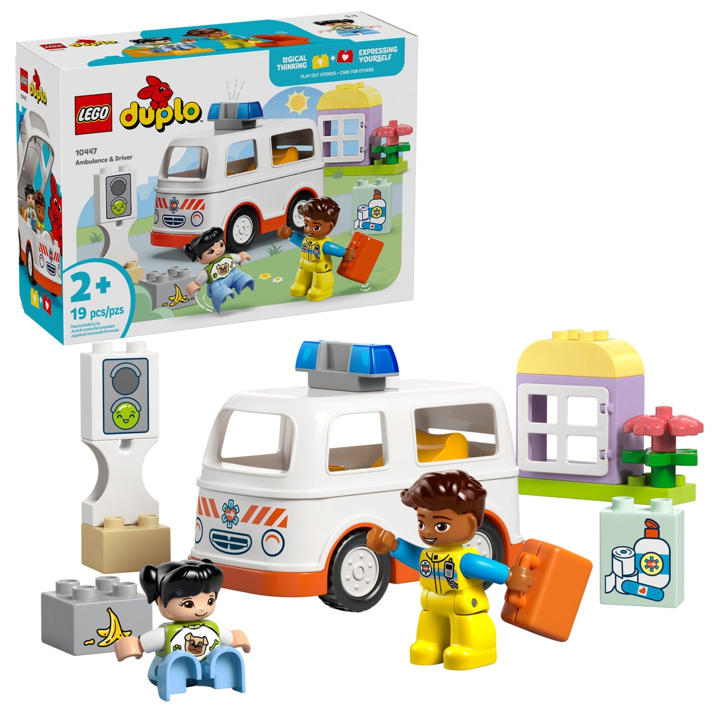 LEGO DUPLO Classic Ambulance with Driver (10447)
