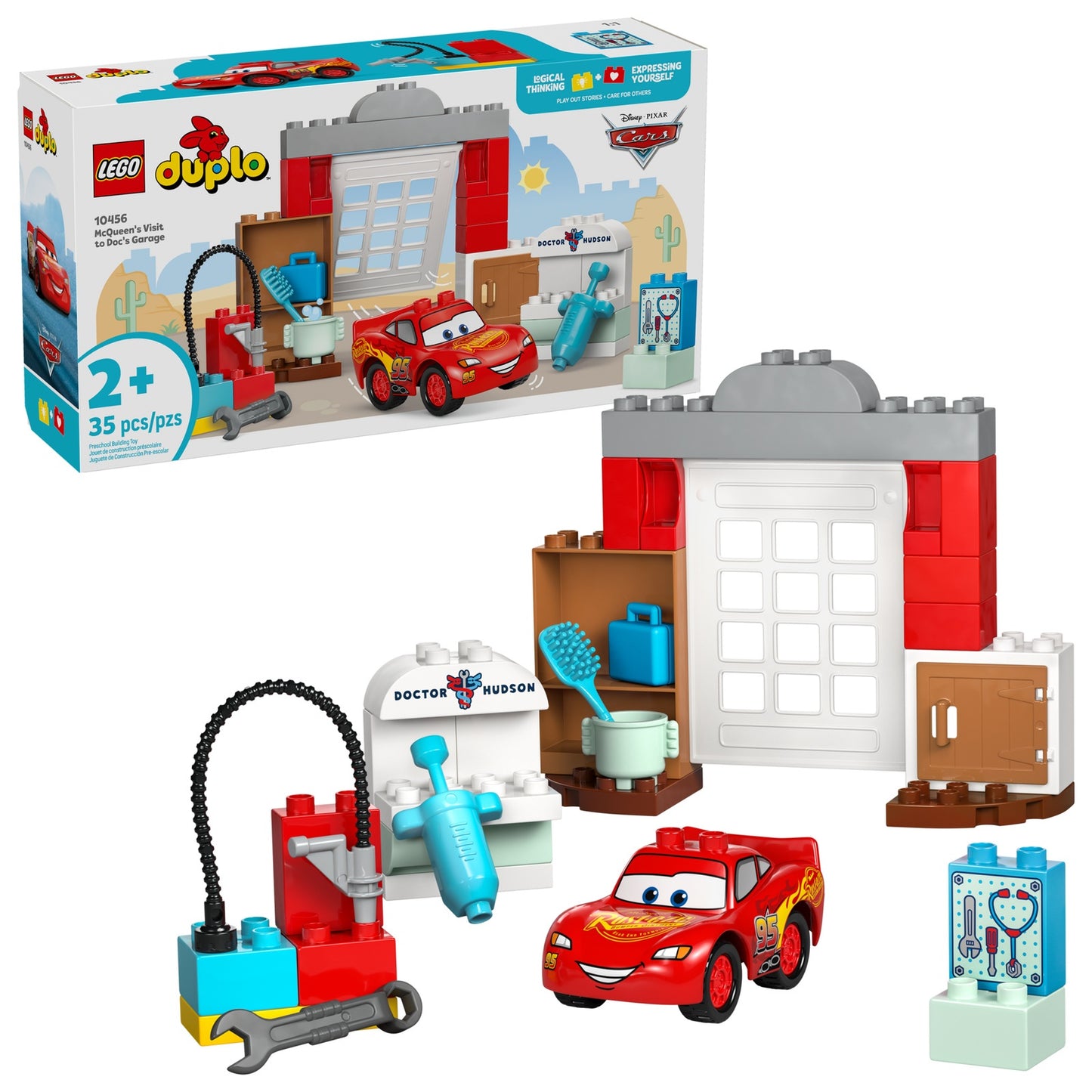 LEGO DUPLO Cars McQueen's Visit to Doc's Garage (10456)