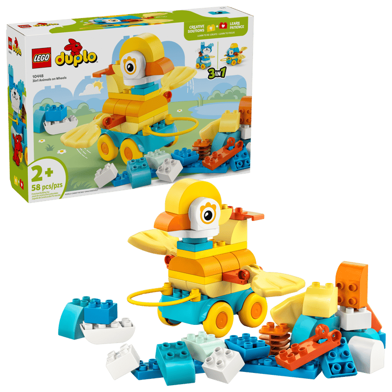 LEGO DUPLO Town 3 in 1 Animals on Wheels (10448)